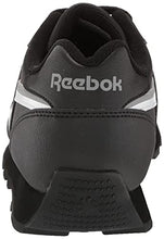 Load image into Gallery viewer, Reebok Unisex Rewind Run Sneaker, Black/Pure Grey/White, 10.5 US Men

