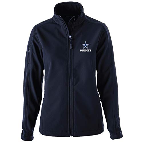 Dunbrooke Apparel NFL Dallas Cowboys Womens Ladies Sonoma Softshell JacketSonoma Softshell Jacket, Team, XLarge