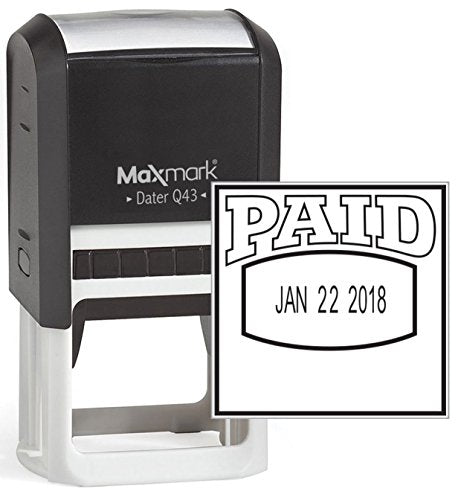 MaxMark Q43 (Large Size) Date Stamp with