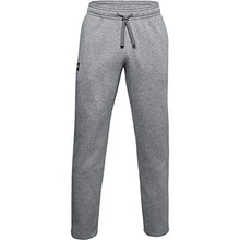 Load image into Gallery viewer, Under Armour Men's Rival Fleece Pants , Pitch Gray Light Heather (012)/Onyx White , XX-Large
