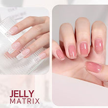 Load image into Gallery viewer, GAOY 23 Pcs Jelly Gel Nail Polish Kit, Nude Clear Pink Colors Gel Polish Set with Glossy &amp; Matte Top Coat and Base Coat for Nail Art DIY Manicure and Pedicure at Home
