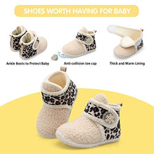 Load image into Gallery viewer, Newborn Infant Baby Girl Boy Cotton Booties Stay On Sock Slippers Soft Bedroom Shoes Ankle Boots With Grippers Toddler Crib Warm Shoe 18-24Months
