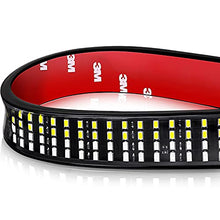 Load image into Gallery viewer, LED Truck Tailgate Light Bar, Wayup 60 Inch Quad Row LED Truck Bed Light Strip with White Reverse, Red Brake/Running, Red Turn Signal/Double Flash Strobe Light for Trucks Pickup RV Van Dodge Ram
