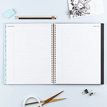 Load image into Gallery viewer, Blue Sky 2022 Weekly &amp; Monthly Planner, 8.5" x 11", Flexible Cover, Wirebound, Baccara Dark (110211-22)
