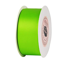 Load image into Gallery viewer, VATIN 2 inches Solid White Double Faced Polyester Satin Ribbon for Craft, Gift Wrapping, Hair Bow, Wedding Deco 25 Yard Spool
