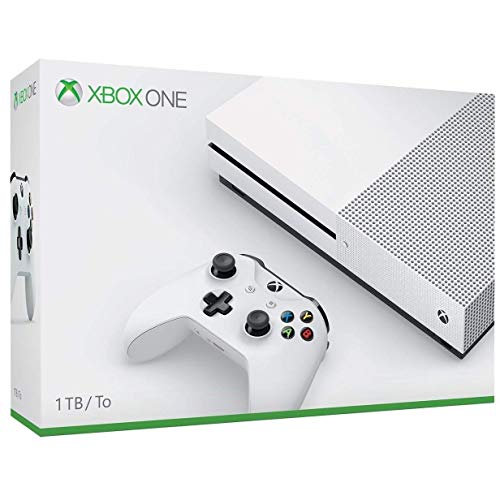 Microsoft Xbox One S 1TB Console with Xbox One Wireless Controller - Robot White (Renewed)