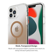 Load image into Gallery viewer, ZAGG Gear4 Milan Snap Case - MagSafe Compatible Clear Case with Beautiful Detailing - for Apple iPhone 13 Pro Max - Rose,702008222

