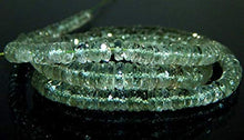 Load image into Gallery viewer, GEMS-WORLD Beads Gemstone 1 Strand Natural Chrome Tourmaline-Gorgeous Clean Smooth Beads Rondelle Shape 7x5.mm Approx 9.5 inch
