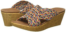 Load image into Gallery viewer, Skechers womens Slide Wedge Sandal, Real Multi, 7.5 US
