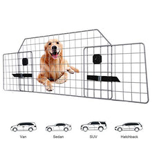 Load image into Gallery viewer, Adakiit Dog Barrier for SUV Car &amp; Vehicles, Adjustable Pet Barrier Car Gate Universal Fit Wire Mesh Dog Car Guard - Car Divider for Dogs Pets SUVs
