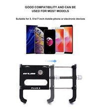 Load image into Gallery viewer, Bicycle &amp; Motorcycle Cell Phone Mount, Aluminum Alloy Bike Mobile Phone Holder with 360° Rotation Adjustable for Mountain Bike, Road Bicycle, Motobike GPS Mount 4 to 6.2 Inch Phone- Red
