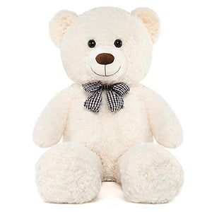 MaoGoLan 39'' Soft Big Teddy Bear Stuffed Animal 3ft Stuffed Bear Toy Giant Cute White Teddy Bear Huge