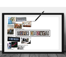 Load image into Gallery viewer, Katie Doodle Vision Board Supplies - Great Addition to Dream Vision Board Kit for Men Women Kids Adults - Supplies Includes 2020 Vision Inspirational Wall Art Poster, 11x17 [Unframed]
