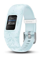 Load image into Gallery viewer, Garmin 010-01909-38 Vivofit Jr. 2, Kids Fitness/Activity Tracker, 1-Year Battery Life, Adjustable Band, Disney Frozen 2, Elsa, Light Blue
