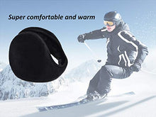 Load image into Gallery viewer, HIG Ear Warmer Unisex Classic Fleece Earmuffs Winter Accessory Outdoor Earmuffs (2 Black)
