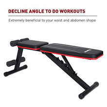 Load image into Gallery viewer, PASYOU Adjustable Weight Bench Full Body Workout Foldable Incline Decline Exercise Workout Bench for Home Gym
