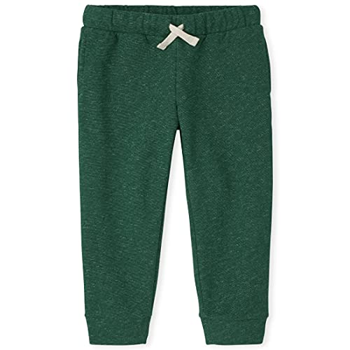 The Children's Place Boys' Active Fleece Jogger Pants, SPRUCESHAD, X-Large