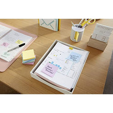 Load image into Gallery viewer, Post-it Greener Notes, 3x3 in, 24 Pads, America's #1 Favorite Sticky Notes, Sweet Sprinkles Collection, Pastel Colors, Clean Removal, 100% Recycled Material (654R-24CP-AP)
