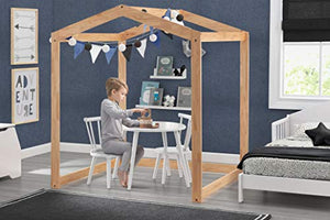 Delta Children Homestead Wood Indoor Playhouse, Natural