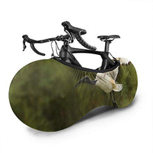 Load image into Gallery viewer, Bicycle Wheel Cover, Anti-dust Bike Indoor Storage Bag, Close African Sacred Ibis Threskiornis Aethiopicus Washable High Elastic Tire Package Road MTB Protective Gear Garage
