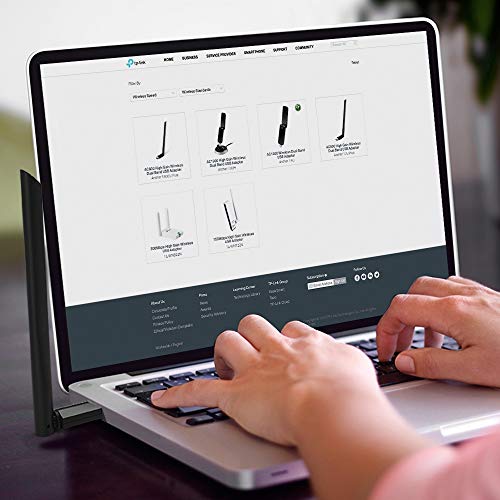 Load image into Gallery viewer, TP-Link USB WiFi Adapter for Desktop PC, AC1300Mbps USB 3.0 WiFi Dual Band Network Adapter with 2.4GHz/5GHz High Gain Antenna(Archer T3U Plus), MU-MIMO, Windows 11/10/8.1/8/7/XP, Mac OS 10.9-10.15