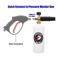 Load image into Gallery viewer, Tool Daily Foam Cannon with 1/4 Inch Quick Connector, 1 Liter, 5 Pressure Washer Nozzle Tips
