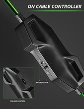Load image into Gallery viewer, ZIUMIER Z66 Gaming Headset for PS4, PS5, Xbox One, PC, Wired Over Ear Headphone with Noise Isolation Microphone, LED RGB Light,Surround Sound for Laptop Computer, Green

