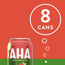 Load image into Gallery viewer, AHA Sparkling Water, Strawberry Cucumber Flavored Water, Zero Calories, Sodium Free, No Sweeteners, 12 fl oz, 8 Pack
