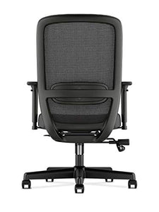 HON BSXVL721LH10 Exposure Mesh Task Computer Chair with 2-Way Adjustable Arms for Office Desk, Black (HVL721), Back