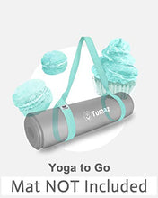 Load image into Gallery viewer, Tumaz Yoga Mat Strap, 2-in-1 Adjustable Sling - Mat Carrier &amp; Stretching Strap (15+ Colors, 2 Sizes Options) with Extra Thick, Durable and Comfy Delicate Texture [Mat NOT Included]
