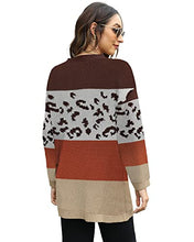 Load image into Gallery viewer, Sweaters for Women 2022 Leopard Print Tops Tunic Sweaters Womens Tops XL
