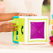Load image into Gallery viewer, Battat - Shape Sorter Cube – Sorting Toy for Learning – Shapes, Letters, Numbers – 12 pcs – Educational Activity Cube with Bead Maze – Toddlers, Kids – 2 Years +
