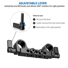 Load image into Gallery viewer, SMALLRIG Super Lightweight 15mm Railblock with 1/4&quot;-20 Thread for RED and Other 15mm DSLR Camera Rig - 942
