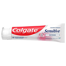 Load image into Gallery viewer, Colgate Whitening Toothpaste for Sensitive Teeth, Enamel Repair and Cavity Protection, Fresh Mint Gel, 6 Oz, Pack of 3
