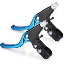 Load image into Gallery viewer, 1 Pair Bicycle Brake Lever, V-Brake Handlebar Aluminium Alloy Bike Brake Handle Universal 2.2cm for Most Bicycle, Road Bike, Mountain Bike (Blue)
