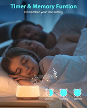 Load image into Gallery viewer, Anescra White Noise Machine with Rechargeable Battery Night Light for Baby Adults Kids, Portable Sleep Sound Machine for Home, Office, Travel
