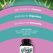 Load image into Gallery viewer, Liver Cleanse Detox &amp; Repair Formula - Herbal Liver Support Supplement with Milk Thistle Dandelion Root Organic Turmeric and Artichoke Extract for Liver Health - Silymarin Milk Thistle Detox Capsules
