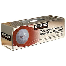 Load image into Gallery viewer, KIRKLAND SIGNATURE Three-Piece Urethane Cover Golf Ball v2.0, 1 Dozen, 12 Count, White
