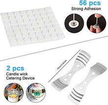 Load image into Gallery viewer, Howemon DIY Candle Making Kit Supplies, Arts &amp; Craft Tools Including Pouring Pot, 100 Cotton Wicks, Candle Wicks Holder, Beeswax, Spoon &amp; Candles tins
