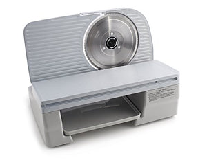 Chef'sChoice Electric Meat Slicer with Stainless Steel Blade Features Slice Thickness Control and Tilted Food Carriage Easy Clean, 7-Inch, Silver