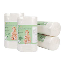 Load image into Gallery viewer, ALVABABY Disposable Flushable Liners for Cloth Diaper, Biodegradable Bamboo Cloth Diaper Liners, Compostable, Fragrance Free and Chlorine Free - 400 Sheets 4BBT02
