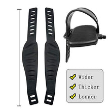 Load image into Gallery viewer, A Pair Exercise Bike Pedal Straps-High Quality and Widened Straps for Spinning Exercise Bike Bicycle Cycle Home or Gym
