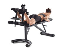Load image into Gallery viewer, Weider XRS 20 Olympic Workout Bench with Removable Preacher Pad and Integrated Leg Developer
