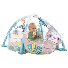 Load image into Gallery viewer, Infantino 4-in-1 Jumbo Baby Activity Gym &amp; Ball Pit - Combination Baby Activity Gym and Ball Pit for Sensory Exploration and Motor Skill Development, for Newborns, Babies and Toddlers
