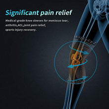 Load image into Gallery viewer, NEENCA Professional Knee Brace,Knee Compression Sleeve Support for Men Women with Patella Gel Pads &amp; Side Stabilizers,Medical Grade Knee Pads for Running,Meniscus Tear,ACL,Arthritis,Joint Pain Relief
