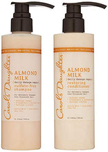 Load image into Gallery viewer, Carol’s Daughter Almond Milk Daily Damage Repair Shampoo and Conditioner Set For Damaged Hair, Shampoo and Restoring Hair Conditioner with Shea and Aloe (Packaging May Vary)

