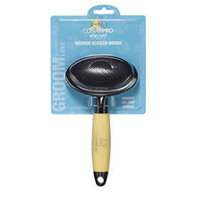 Load image into Gallery viewer, CONAIRPRO dog &amp; cat Dog Brush for Shedding, Medium Slicker Brush with Metal Pins, Ideal for Midsized Breeds
