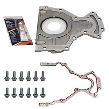 Load image into Gallery viewer, Crankshaft Rear Main Seal - with Housing Cover, Gasket, Bolt Kit Replacement for 4.8 5.3 6.0 6.2 GMC 2020-97, Isuzu 2016-03, Saab 2009-05 635-518 12639250
