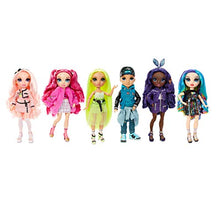 Load image into Gallery viewer, Rainbow High Karma Nichols – Neon Green Fashion Doll with 2 Doll Outfits to Mix &amp; Match and Doll Accessories, Great Gift for Kids 6-12 Years Old

