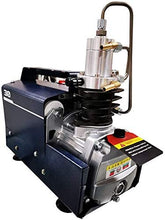 Load image into Gallery viewer, HPDAVV Protable PCP Air Compressor 4500Psi/30Mpa/300BAR - 1.5KW/110V/60Hz - Auto Stop - Pressure Customized - Paintball &amp; SCUBA HPA Tank Filling Pump
